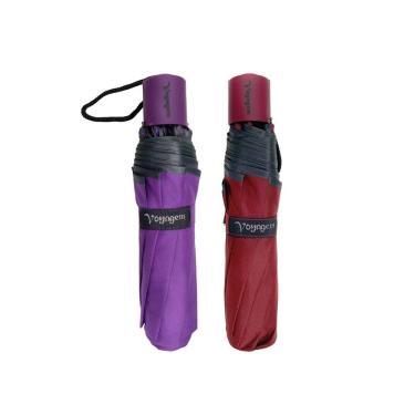 Imagem de Kit 02 Guardas-Chuva Reforçado Voyagem Vermelho E Roxo 010L