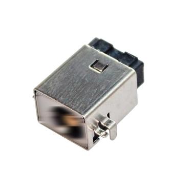 Imagem de HSSDTECH Conector de porta de carregamento DC Power Jack Socket Harness Plug Substituição para jogos Eluktronics MAX-15 MAX-17 RP-15 RP-17