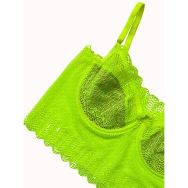 Imagem de Cropped Neon - Treacy Lingerie, G, Amarelo neon