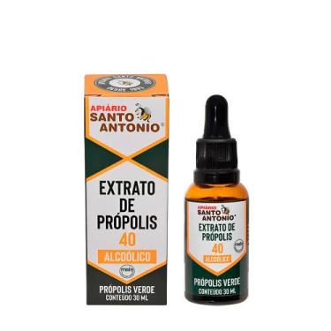 Imagem de Extrato de Própolis Verde 40% Apiário Santo Antônio  30ml - Apiário Sa