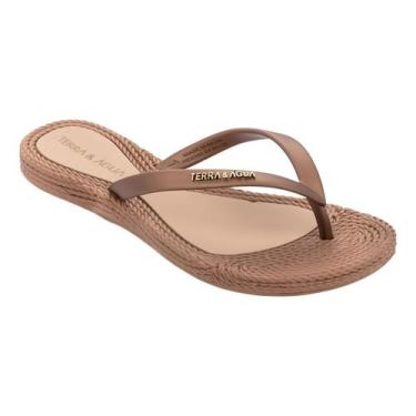 Imagem de Chinelo terra e água original confortável leve macio, Bronze, 37