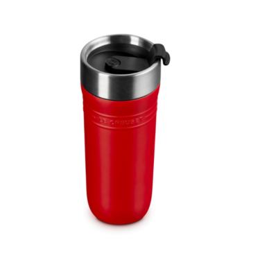 Imagem de CANECA LE CREUSET TÉRMICA ON THE GO EM AÇO INOXIDÁVEL 350ML VERMELHO 41067190600001