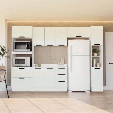 Imagem de Cozinha Compacta 250074 5 Peças Meena Branco Politorno Móveis