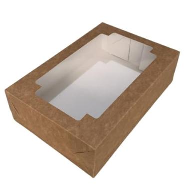 Imagem de 10 Caixa Com Visor de Acetato 22 x 15 x 4 ou 22 x 15 x 6 (10,VISOR 22 X 15 X 4 KRAFT)