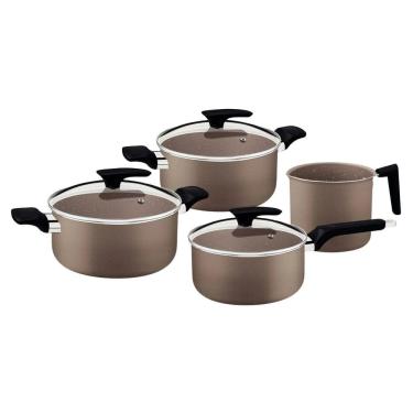 Imagem de Jogo De Panelas Kit 4 Peças Antiaderente Tramontina Milazzo