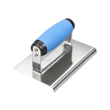 Imagem de Generic Desempenadeira de canto manual para concreto, compacta e confortável, ferramenta multifuncional para acabamento de projetos de bricolagem e aplicação, R8mm