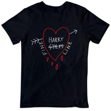 Imagem de Camiseta Harry Style Fine Line 1 unissex 100% algodão - Lightbek Offic