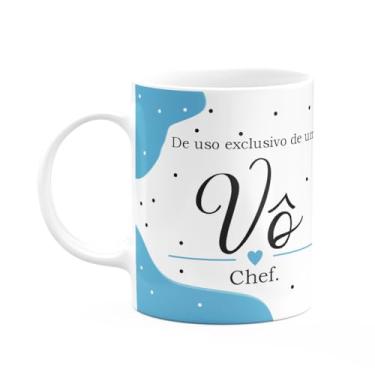 Imagem de JPS INFO, Caneca Tipos de avós - Vô chef - 325ml - branca
