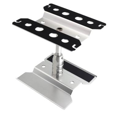 Imagem de RC Car Stand RC Repair Stand 360 Degree Rotation Lift or Lower for Traxxas Arrma Redcat Axial RC4WD HSP Losi 1/8 1/10 1/12 1/16 Scale RC Crawler Car Truck Buggies (Silver)