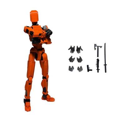 Imagem de Boneco de ação de terceira geração Lucky 13 Robot 13 cm em PVC - Marca