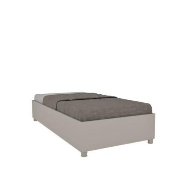 Imagem de Cama Box Solteiro em MDP 94cm x 35cm Grécia Espresso Móveis