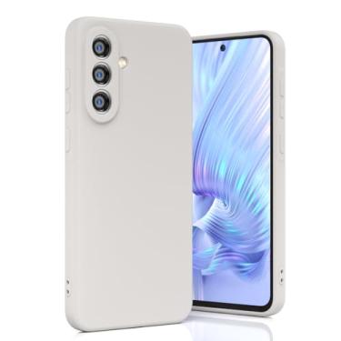 Imagem de Boaixiaen Compatível com Samsung Galaxy A36 5G, capa de telefone à prova de choque de silicone líquido fino macio TPU com proteção total à prova de choque para Galaxy A36 5G de 6,7 polegadas (pedra)