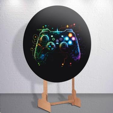 Imagem de Painel Video Games Jogos Diversos Capa Grande e Mini Redondoda Estampa