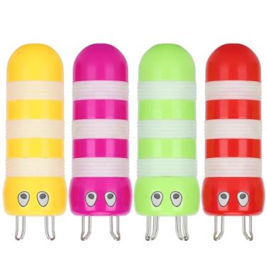 Imagem de Carretel knitter diy ferramenta de tricô abelha corda enrolamento acessório conjunto de 4 colorido carretel knitters para amantes de artesanato artesanal