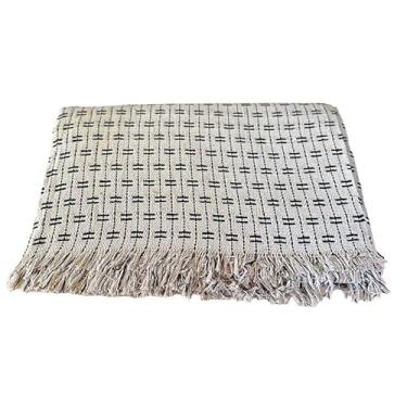 Imagem de Manta Tijolinho para Sofá Grande Gigante 2,40 x 1,80(Areia C/Preto)