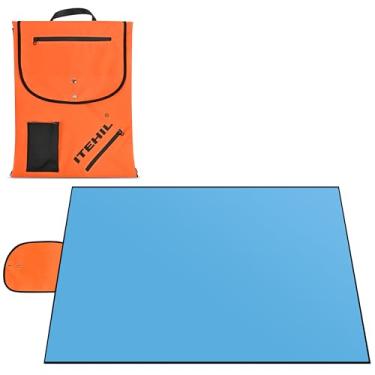 Imagem de ITEHIL Cobertor de piquenique se dobra em uma mochila de 10 L