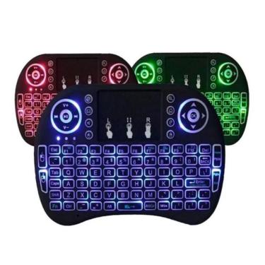 Imagem de Mini Teclado Led Controle Bluetooth Para Smart