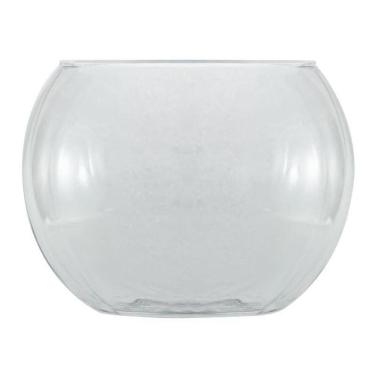 Imagem de Aquário De Vidro Rigado, Terrario Para Suculentas, Vaso Para Decoração Com Velas