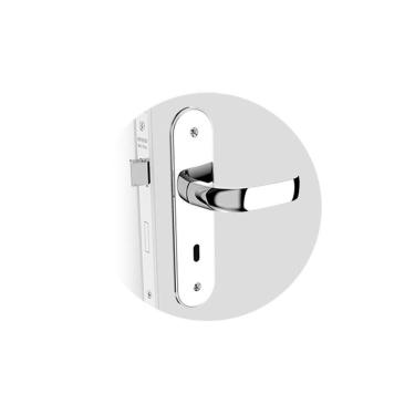 Imagem de Fechadura Soprano Icaro Reta Interna Cromada - 0795.17