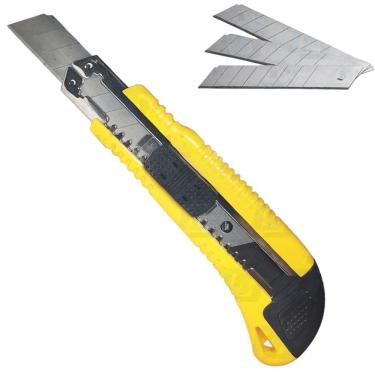 Imagem de Estilete 18mm Acompanha 3 Lâminas B-tek Bt320