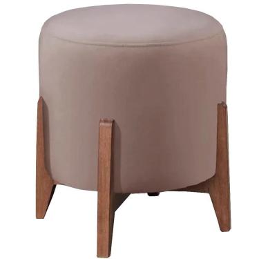 Imagem de Puff Puf Sala Lhor Veludo Rose Rm Rose