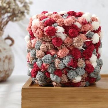 Imagem de 1 pacote de fios grossos para crochê e tricô, fio de pelúcia tie dye macio supervolumoso, chenille grosso de cor mista