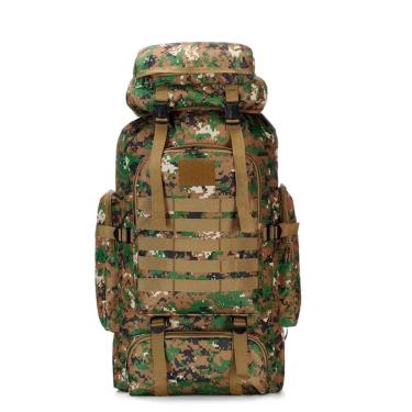 Imagem de Mochila Tática Cargueira Impermeável 80 Litros Camping Modelo:Camuflado