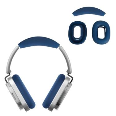 Imagem de KONXISA Capa para fone de ouvido for Nothing (1) capa, 2 conjuntos de capa de silicone para suor, capa protetora para fones de ouvido para fones de ouvido (1) protetores de ouvido e faixa de cabeça de