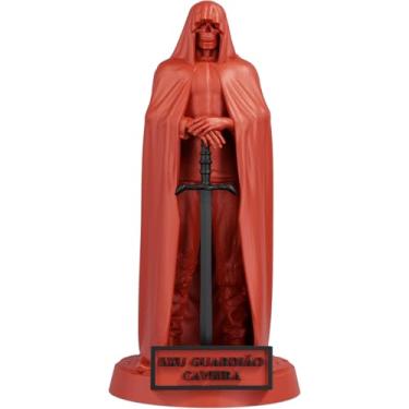 Imagem de Estátua Exu Guardião Caveira Imagem Umbanda Candomblé (Cor Sanguis Obscurus)