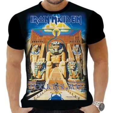 Imagem de Camiseta Camisa Personalizada Rock Iron Maiden Metal 7 - Obsidiana Co,