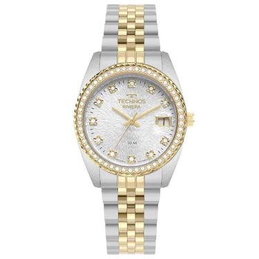 Imagem de Relógio Technos Feminino Riviera Bicolor - 2117LFS/1K