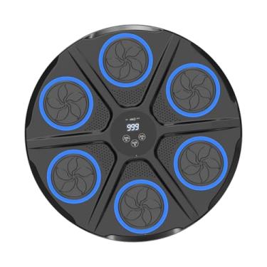 Imagem de rockible Música Boxe Máquina Reação Alvo RGB Luz Ajustável Música Boxe Alvo para Workout Uso Doméstico, Sem Luvas