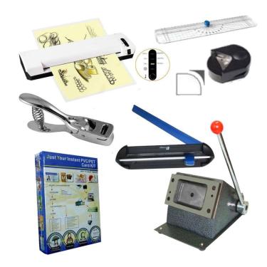 Imagem de Kit Plastificação, Produção Crachá e Cardápio Profissional