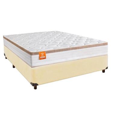 Imagem de Conjunto Cama Box Casal + Colchão Isis Inducol
