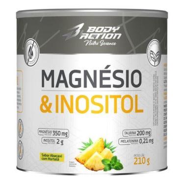 Imagem de Magnésio E Inositol Abacaxi com Hortelã 210g Bodyaction