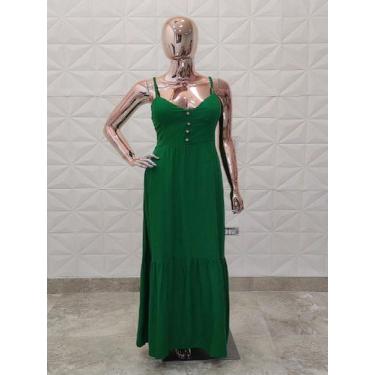 Imagem de Vestido longo coleçao 2022 - LALOKA, Verde, M
