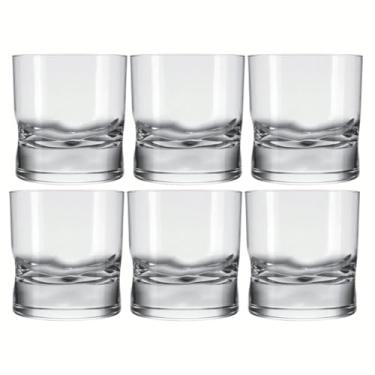 Imagem de Copo De Whisky De Vidro Amassadinho Uísque 250ml Jogo 6 Unid
