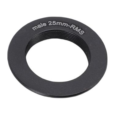 Imagem de Sanpyl Anel Adaptador de Lente Objetiva de Microscópio, Anel Adaptador de Rosca Rms de Liga de Alumínio Com Rosca Fina para Microscópio, Fácil de Instalar (25mm)