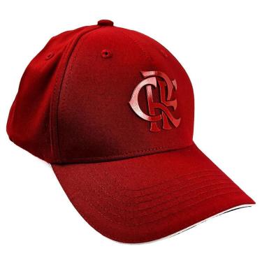 Imagem de Boné Flamengo Licenciado Aba curva Ajustável Oficial Com NF-Unissex