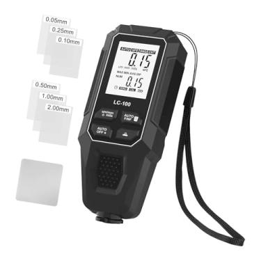 Imagem de Esquirla Medidor de Espessura de Tinta para Carros, Ferramenta de Medição de Revestimento, Medidor de Tinta para Uso Externo, Preto