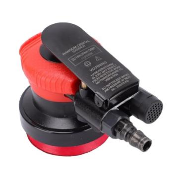 Imagem de Asixxsix Sander orbital aleatório do ar, Sander de palma pneumática de 3 polegadas com chave para madeira compostos metal, 14000rpm alta velocidade, Pressão de trabalho 0.6-0.8Mpa