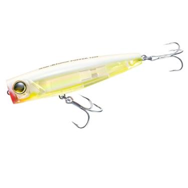 Imagem de Isca de sal flutuante YO-Zuri 3D Inshore Popper 70 mm Cor: Trégua de prata óssea