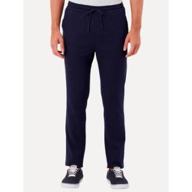 Imagem de Calça Original Penguin Masculina Relax Sport Linho Lisa Azul Marinho-Masculino