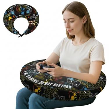 Imagem de Queen Hero Almofada de colo para leitura e jogos, almofadas de mesa de colo para crochê e artesanato com almofada de apoio de cotovelo e braço para uso ergonômico na cama e sofá