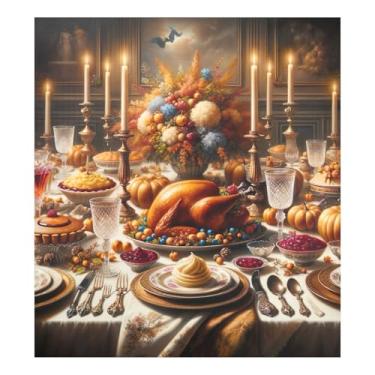 Imagem de Adesivo magnético para painel de geladeira de ação de graças, adesivo magnético para lava-louças 58 cm L x 66 cm A