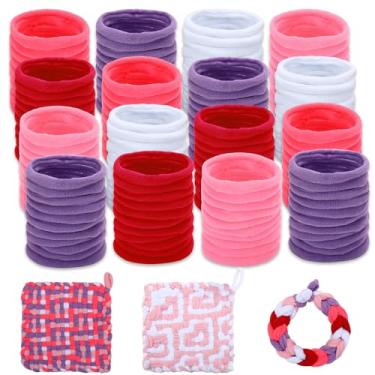 Imagem de FEBSNOW Laços de recarga de tear de tecelagem, kit de 180 peças de teares de pegador de panela, laços de tecelagem para artesanato faça você mesmo, presente para crianças, dia dos namorados