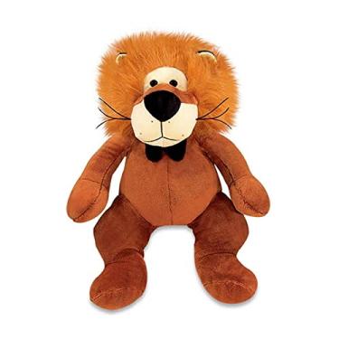 Imagem de Leão De Pelúcia Caramelo 20Cm Antialérgico