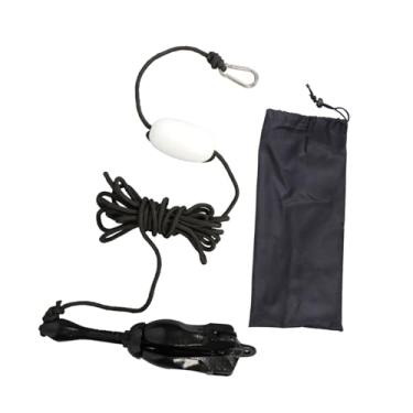 Imagem de WFLNHB Kit de âncora dobrável de 3,2 kg, âncora de barco, acessórios de pesca para barcos pequenos, caiaques, canoa, paddle boards