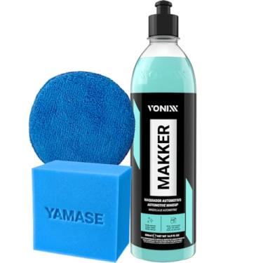 Imagem de Kit Pintura Queimada Vonixx Recuperador de Verniz Makker Vonixx 500ml Aplicador Microfibra Espuma Yamase