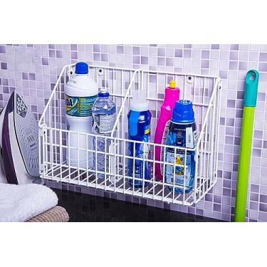 Imagem de Fruteira de Parede Organizador Multi-Ambiente de Armazenamento em Aço Grande - By K80 (Branco)